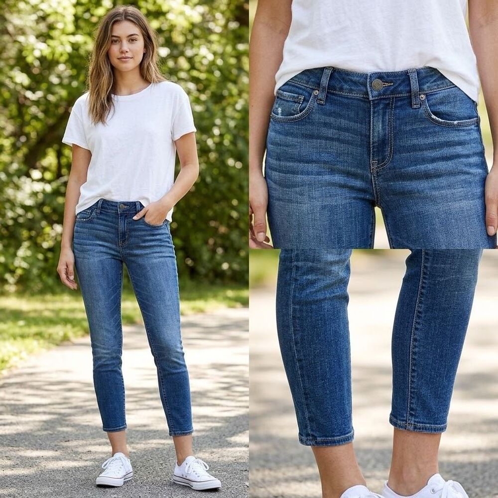 American Eagle size 12 skinny short/court jeans.